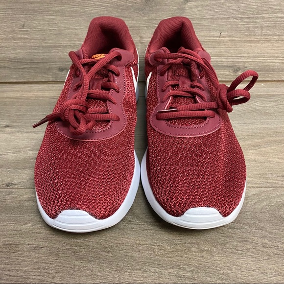 Nike | Tanjun Team Red Light Bone Sneakers Size 10 - Picture 3 of 8